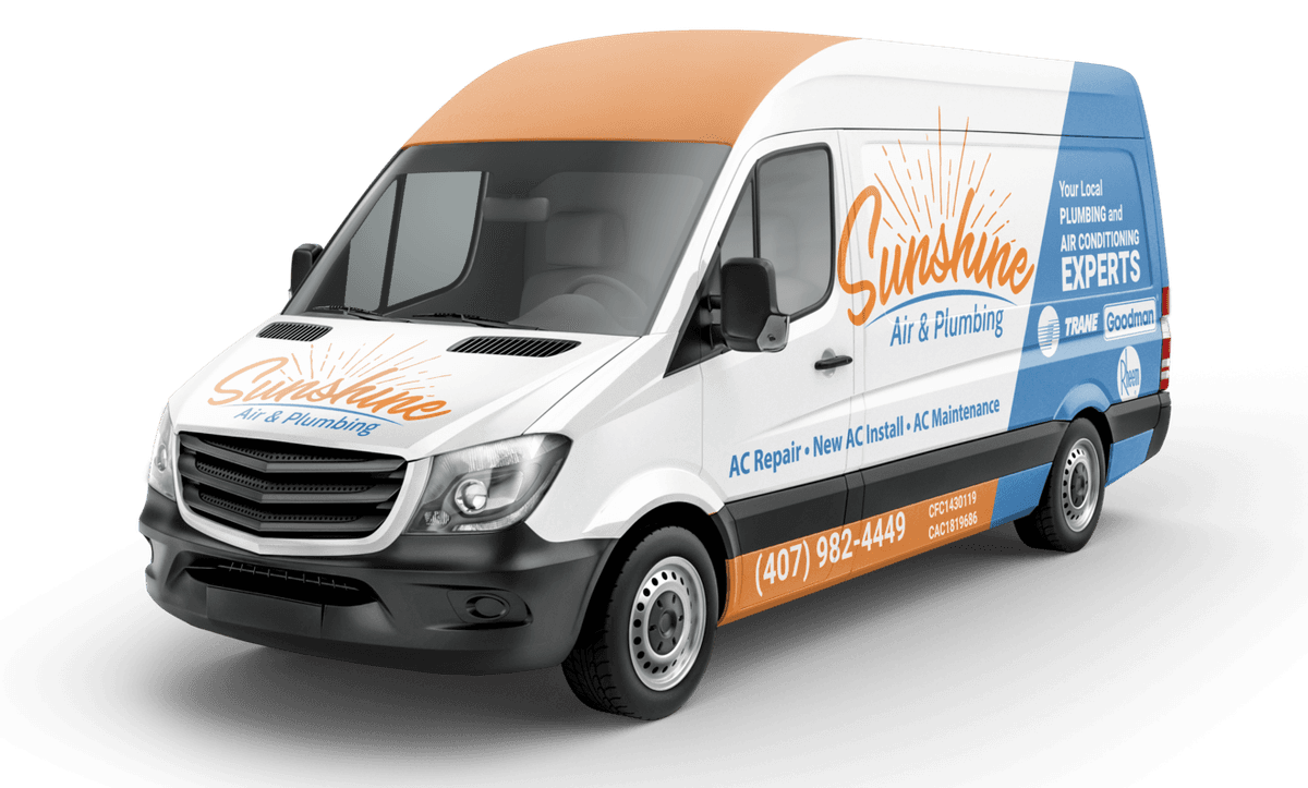Sunshine Air & Plumbing service truck
